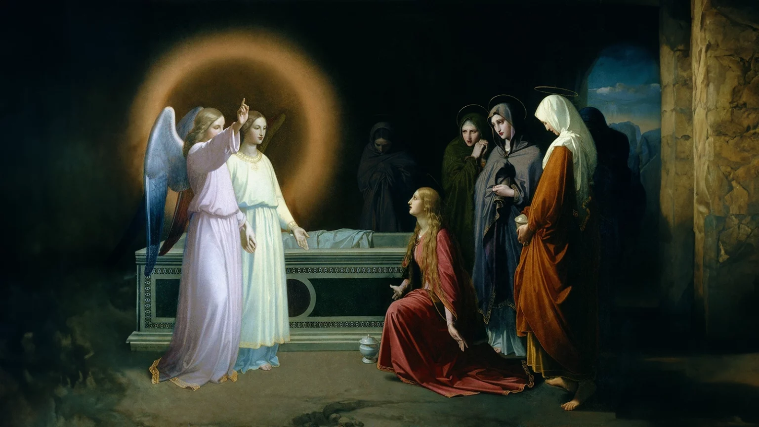 Oddaliły się od grobu