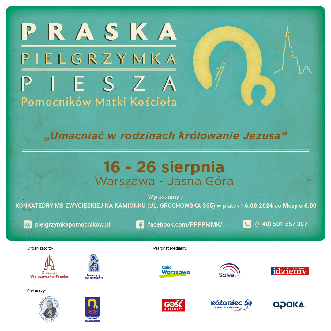 W drodze na Jasną Górę z różańcem w ręku i z miłością do Maryi w sercu - Plakat