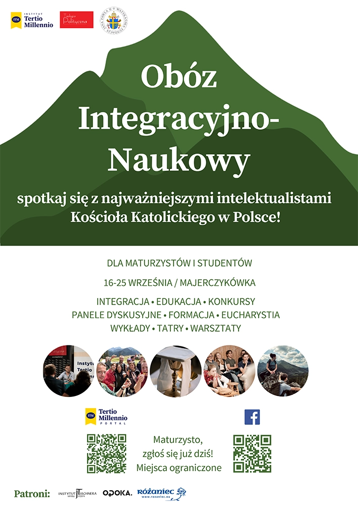 Obóz Integracyjno-Naukowy dla Maturzystów i Studentów 2025 - plakat