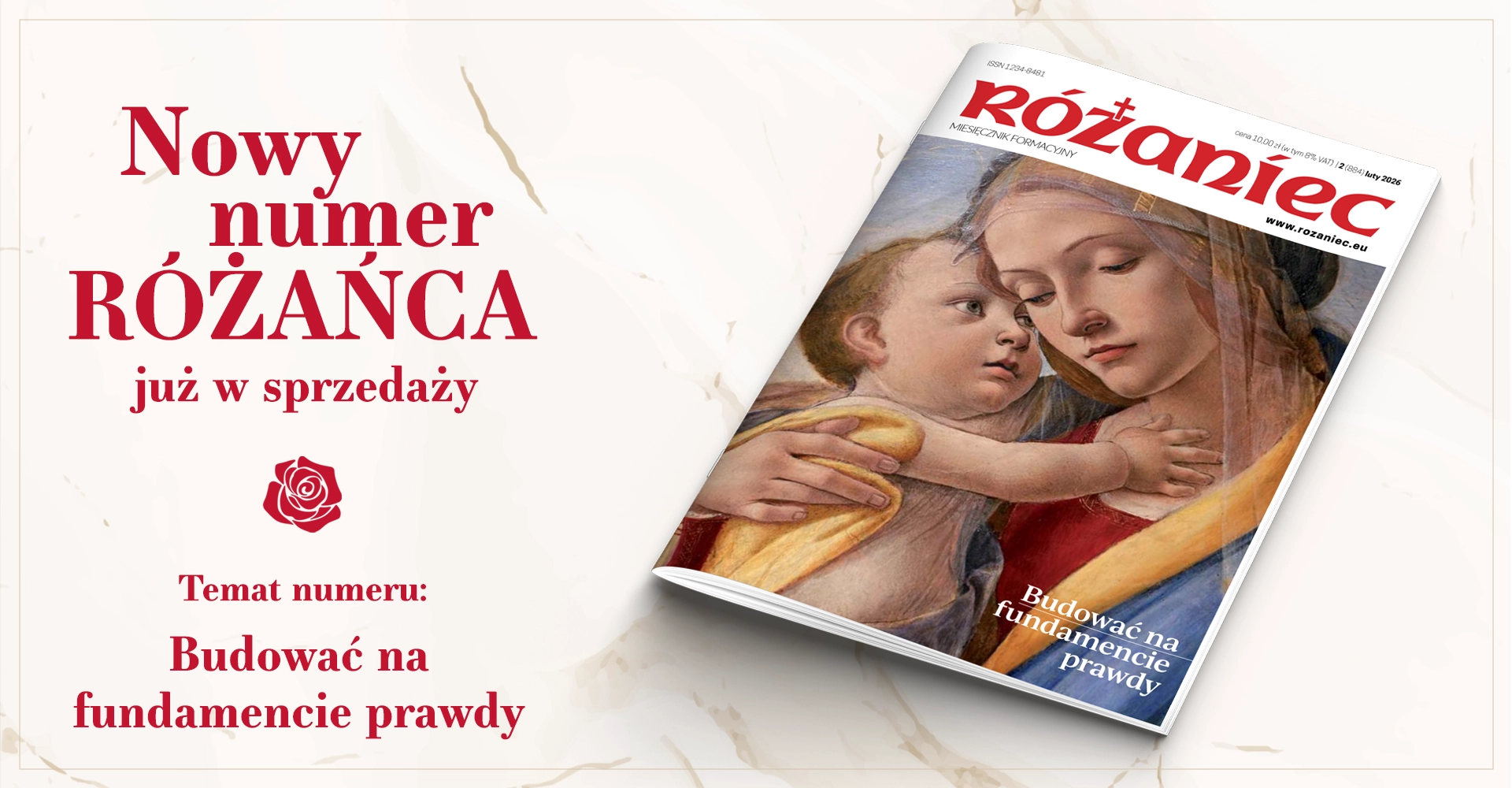 Nowy Numer Miesięcznika Różaniec Luty 2026 R